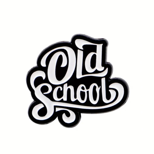 Old School Enamel Pin