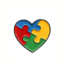 Load image into Gallery viewer, Autism Love Enamel Pin