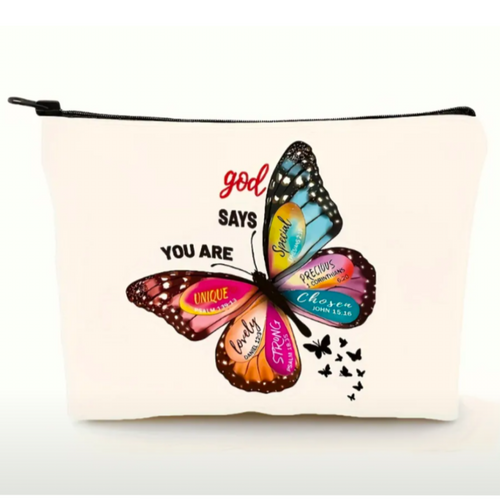 God Says You Are Cosmetic Pouch