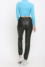 Load image into Gallery viewer, Vegan Body Con Joggers (Curvy)