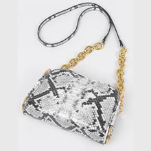 Load image into Gallery viewer, Snakeskin Crossbody Handbag