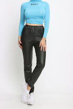Load image into Gallery viewer, Vegan Body Con Joggers (Curvy)