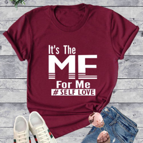 Self Love T Shirt (Burgundy)