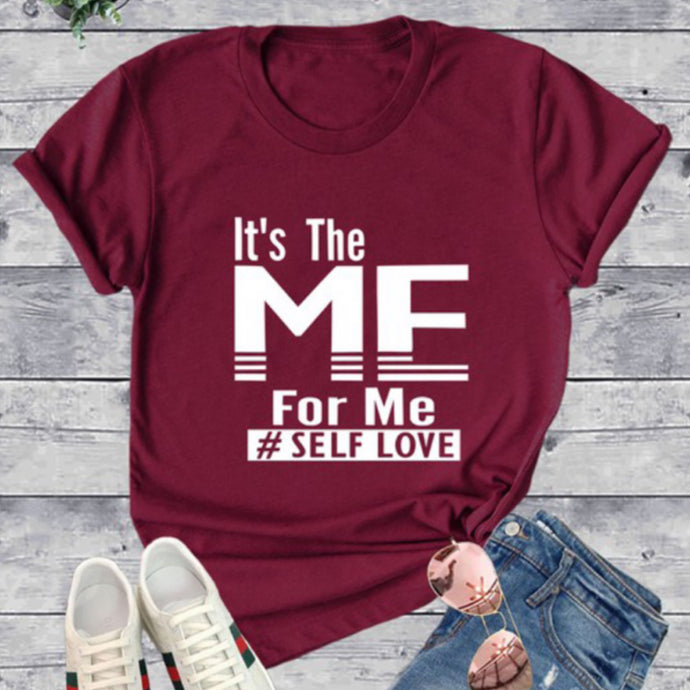 Self Love T Shirt (Burgundy)