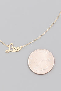 Leo Zodiac Necklace