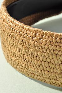 Wide Straw Headband