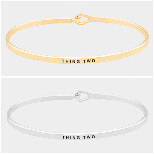 Thing Two Bangle Bracelet