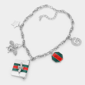 Designer Inspired Charm Necklace
