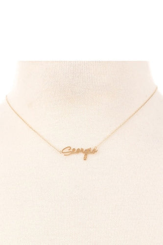 Scorpio Zodiac Necklace