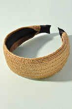 Load image into Gallery viewer, Wide Straw Headband