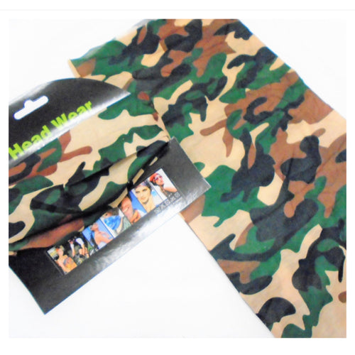 Camouflage Multifunctional Mask/Scarf/Headband