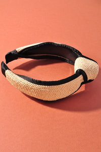 Straw Knotted Headband